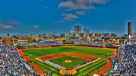 Chicago Cubs ballpark Wrigley Field Chicago Illinois Wallpaper.jpg ...