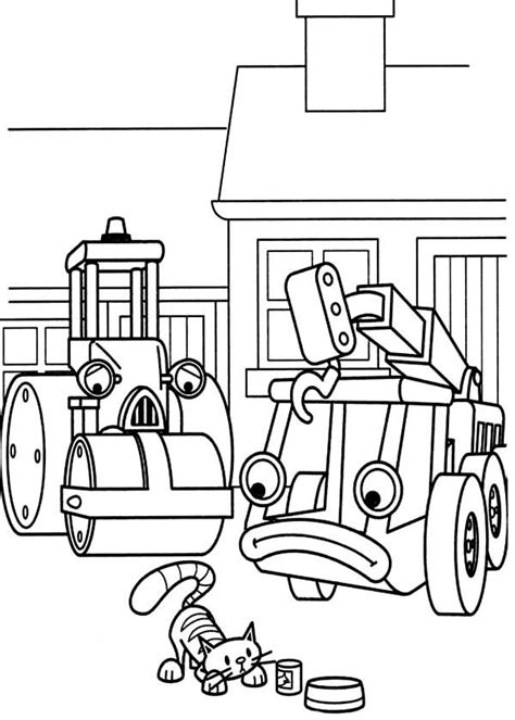 Lofty And Roley Watch Bob The Builder Pet Play Coloring Page : Coloring ...