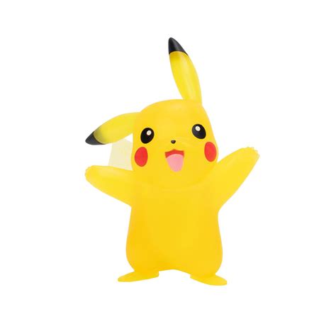 Jazwares Pokemon Select Translucent Pikachu 3-in Battle Figure | GameStop