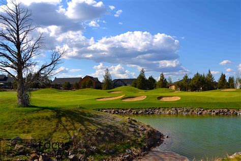 Eagle Crest Golf Course on a beautiful sunny day in Central Oregon Bend ...