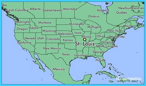 Map of St. Louis - TravelsMaps.Com