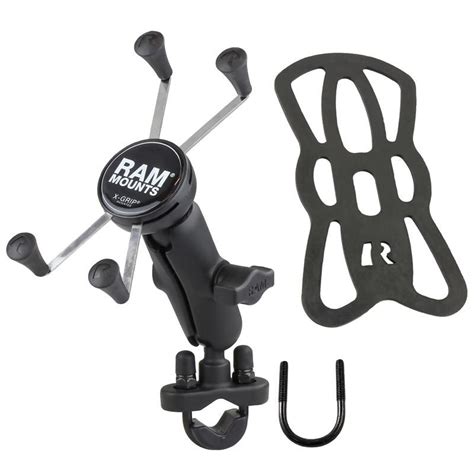 Buy RAM Mounts X-Grip Large Phone Mount with Handlebar U-Bolt Base at ...