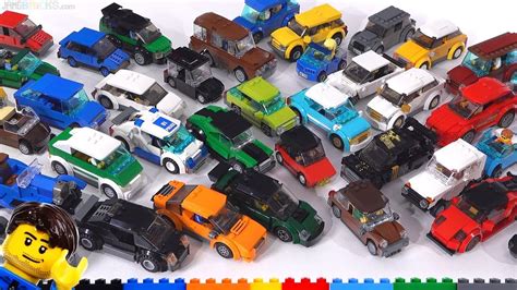 All of my 40+ LEGO custom car MOCs together! 🚗🚘 - YouTube