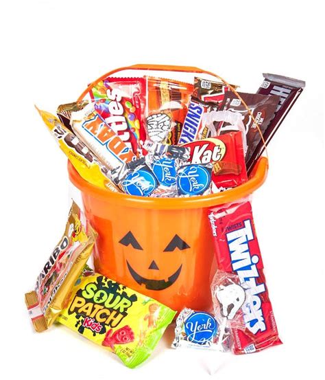 Happy Halloween Candy Pumpkin Bucket at Send Flowers