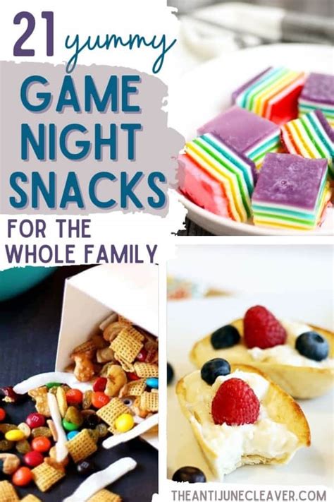 21 Yummy Family Game Night Snack Ideas | The Anti-June Cleaver