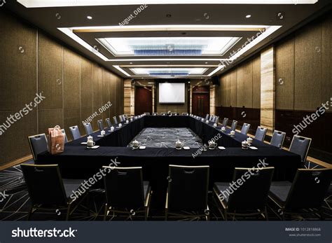 Business Meeting Room Board Room Interiors Stock Photo 1012818868 ...