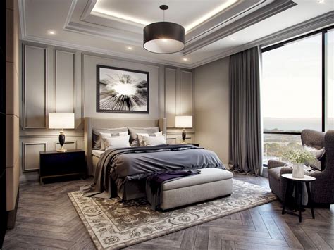 48 Impressive Classic Modern Bedroom Design Ideas | Luxury bedroom ...