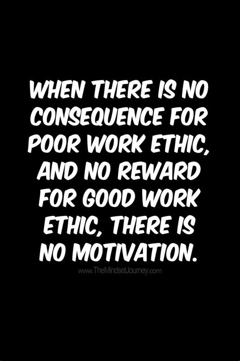 Consequence for poor work ethic - The Mindset Journey | Work ethic ...