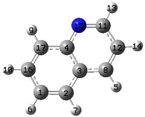 Optimized structure of quinoline. | Download Scientific Diagram