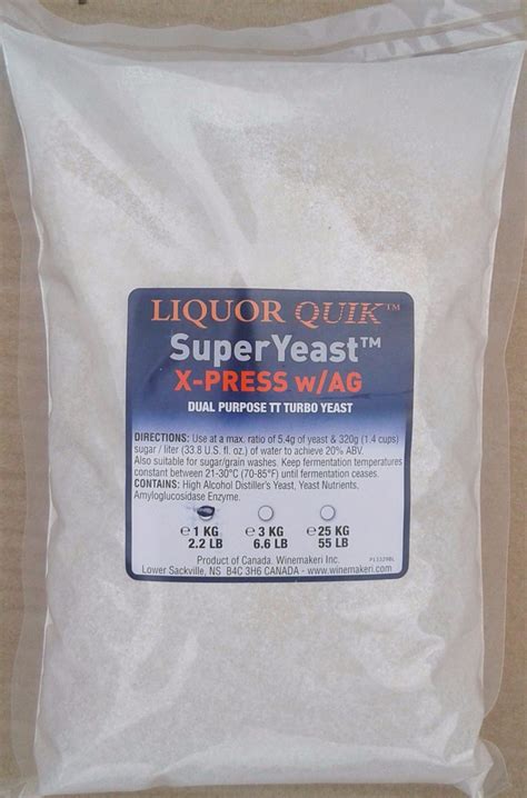 Liquor Quik *HIGH ALCOHOL* Super Yeast X-Press 1kg - North Stills