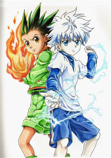 Gon y Killua by Akirachaan on DeviantArt