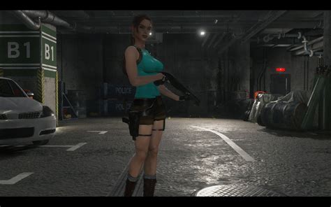 This mod brings classic Lara Croft to Resident Evil 2 Remake