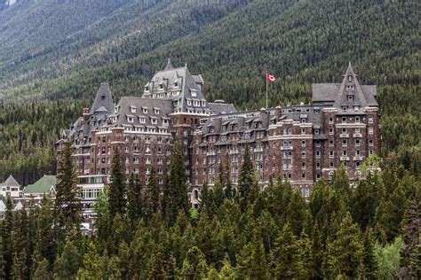 The Castle of Banff - Fairmont Spring Hotel Editorial Image - Image of ...