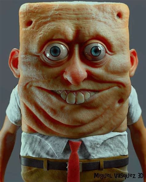 Realistic SpongeBob Patrick And Homer – Artist Shows They’d Look Like ...