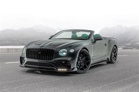 Bentley Continental GT Convertible Meets Mansory’s Black Magic ...