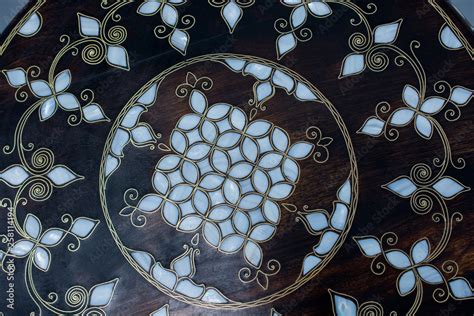 Example of Mother of Pearl inlays art Stock Photo | Adobe Stock