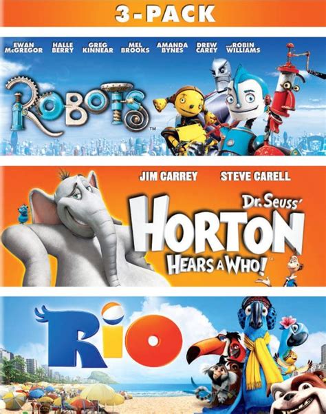 Customer Reviews: Robots/Horton Hears a Who/Rio [3 Discs] [Blu-ray ...