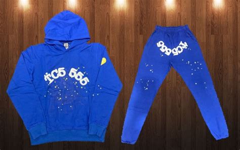 Blue Spider Worldwide Hoodie Sp5der Tracksuit 555 Hoodie - Etsy