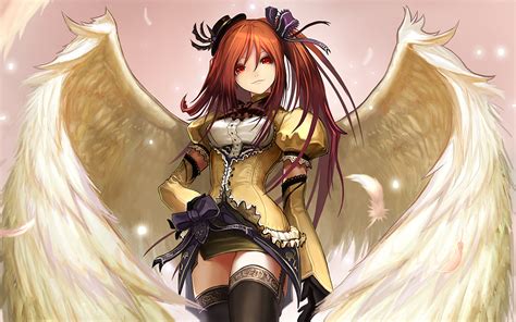 Anime Angel Girl Wings