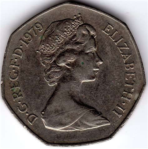 1979 50P COIN RARE COLLECTABLE OLD LARGE STYLE FIFTY PENCE (e) | eBay