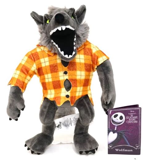 New Disney Parks The Nightmare Before Christmas Wolfman 12" Plush Toy ...