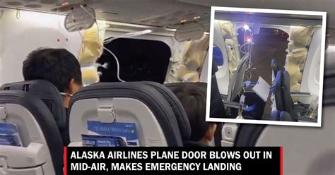 Alaska Airlines plane door blows out in mid-air, makes emergency ...