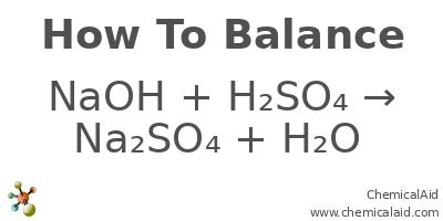 H2so4 Naoh Balanced Equation