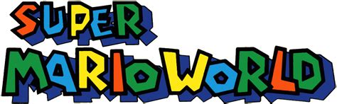 Super Mario World Logo Transparent