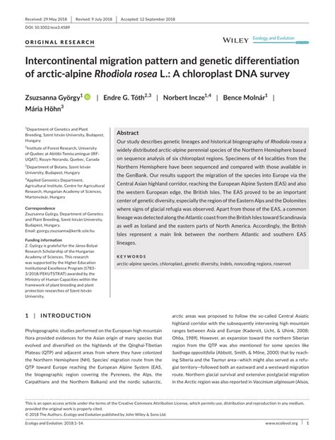 (PDF) Intercontinental migration pattern and genetic differentiation of ...