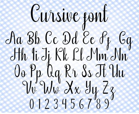 Cursive font svg Cricut font Wedding font svg Font writing | Etsy