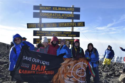 Chris Herbst - Kilimanjaro Climb For Lions 4Creating Animal Awareness