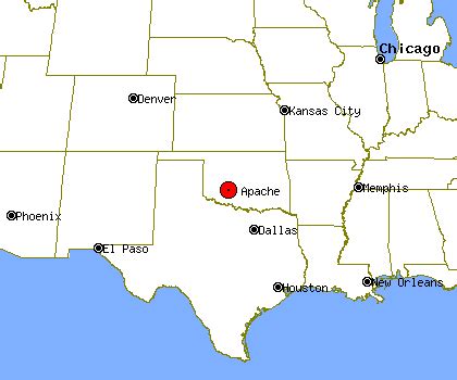 Apache Profile | Apache OK | Population, Crime, Map