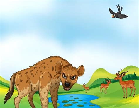 Animals and field 522365 Vector Art at Vecteezy