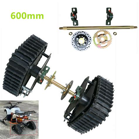 Anqidi Go Kart Rear Axle Assembly Kit Black Metal ATV UTV Snow Sand ...