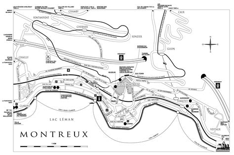 Montreux City Map - Montreux Switzerland • mappery