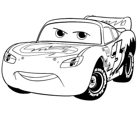 Print Lightning McQueen coloring page - Download, Print or Color Online ...