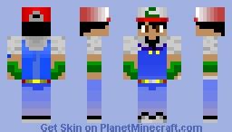 Ash Ketchum Minecraft Skin