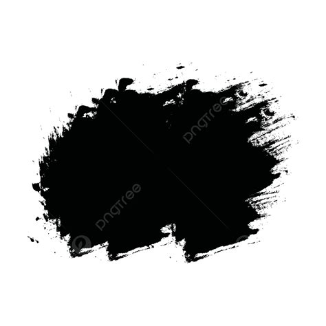 Black Grunge Brush Stroke, Grunge, Grunge Paint, Brush Stroke PNG and ...