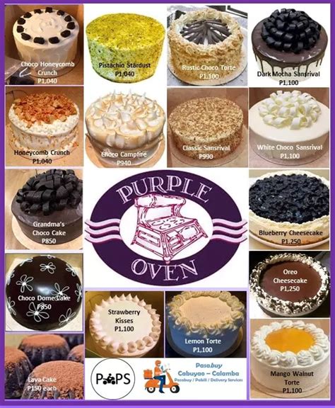 PURPLE OVEN MENU PHILIPPINES & UPDATED PRICES 2024