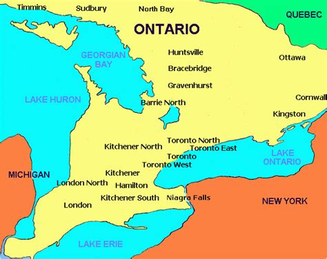 Map Of Cornwall Ontario Canada | secretmuseum