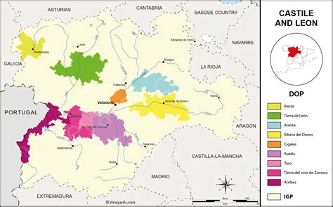 Spain Map of Vineyards Wine Regions | Vino de españa, España, Extremadura