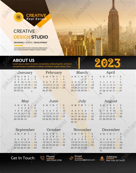 Company Business Calendar Design Template | PSD Free Download - Pikbest