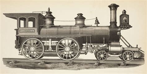 1867 4-4-0 Locomotive America, Grant Locomotive Works, for 1867 Paris ...