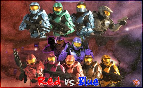 Halo Red vs Blue Wallpaper - WallpaperSafari