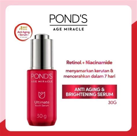 Jual Ponds Age Miracle Ultimate Youth Anti Aging Serum 30g di Seller ...