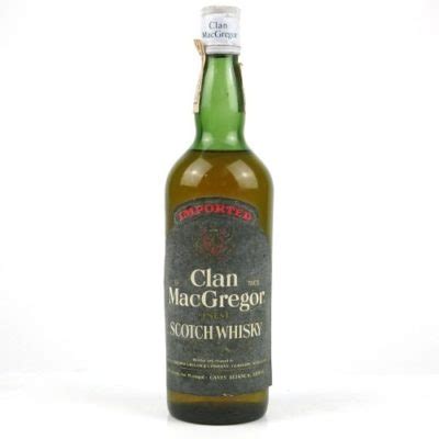 Clan Macgregor 1980s Finest Scotch Whisky (Old Bottle) - WHISKIMEN