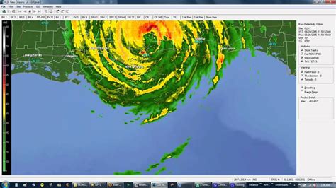 Hurricane Katrina Radar Loop 2005 - YouTube