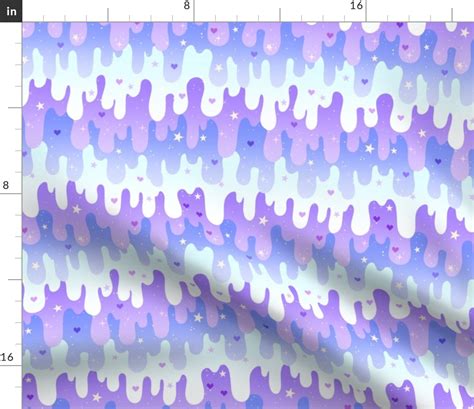 Cool Pastel Slime 2X Fabric | Spoonflower