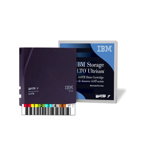 IBM LTO Ultrium 7 Tape with Custom Barcode Label 38L7302-BC