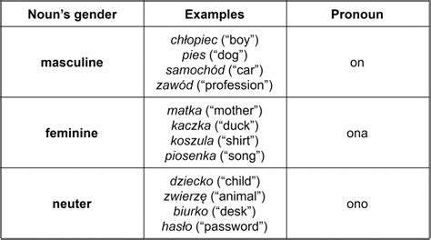 Making Sense of Polish Personal Pronouns